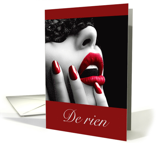 De rien, You're Welcome My Love, in French card (1296244)