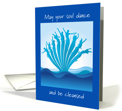 Songkran, May Your Soul Dance, Water, Waves, and People card (1299914)