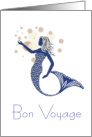 Bon Voyage in Art Nouveau Style, Classic Mermaid card