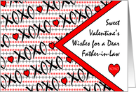 Valentine’s Day for Father in Law with XOXO Design card