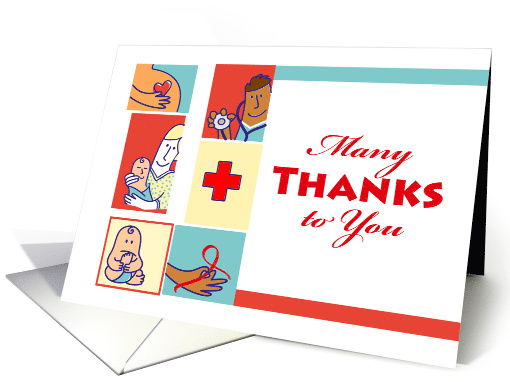Thank You to Nurse on Birthing Team, Nurses and Patients card