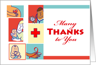 Thank You to Nurse on Birthing Team, Nurses and Patients card