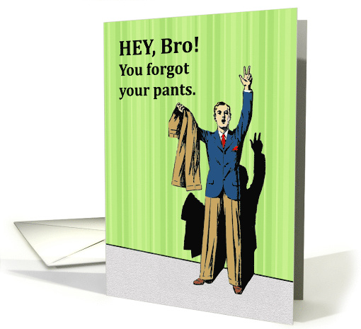 Funny Congratulations on Your Wedding for a Brother, from... (1489108)