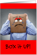 Get Well from Migraine Headache with Box it Up card