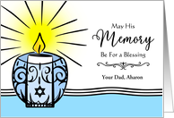 Yahrzeit for Father...