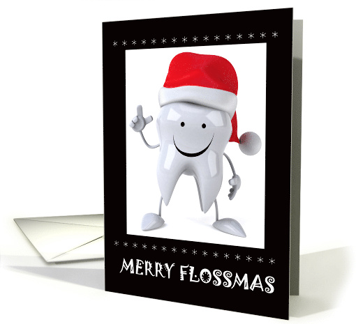 Christmas for Dental Hygienist Merry Flossmas with Tooth... (1551048)