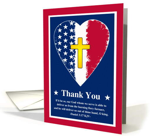 For Firefighters Thank You with Christian Theme and... (1558576)