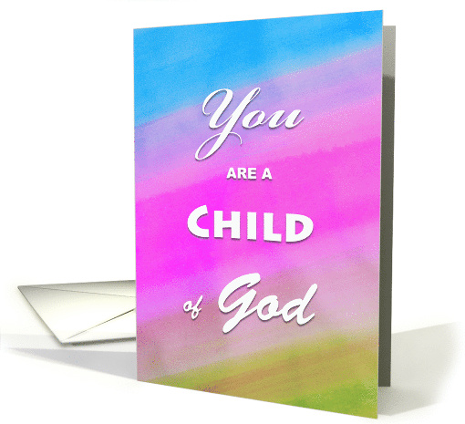 Christian Themed Praying for You the Homeless Child of God card