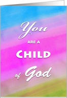 Christian Themed Praying for You the Homeless Child of God card