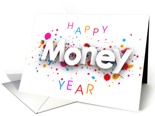 Happy Money Year Tax Preparer Business New Year's card (1590434)