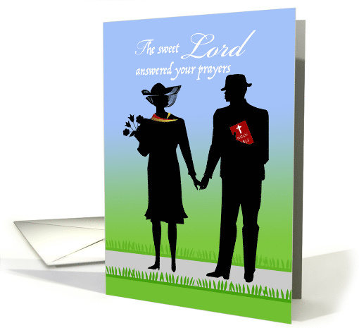 Christian Anniversary for African American Couple card (1627362)