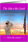 Invitation for Boot Camp Send Off Party for Female card