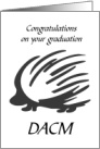 Doctorate of Acupuncture and Chinese Medicine Graduation Congratulations card