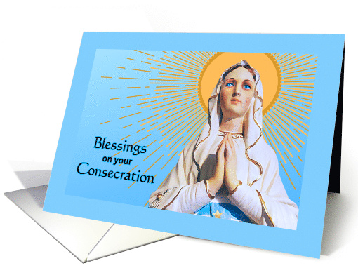 Congratulations Consecrated Virgin Living in the World card (1891988)