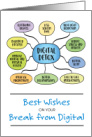 Good Luck on Digital Detox Big Idea Bubble Map card