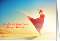 Adult Ballet Dance Teacher Goodbye and Good Luck