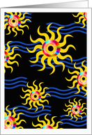 Thinking of You, Sunshine Twirling Suns card