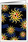 Have a Happy Summer Sun and Waves card
