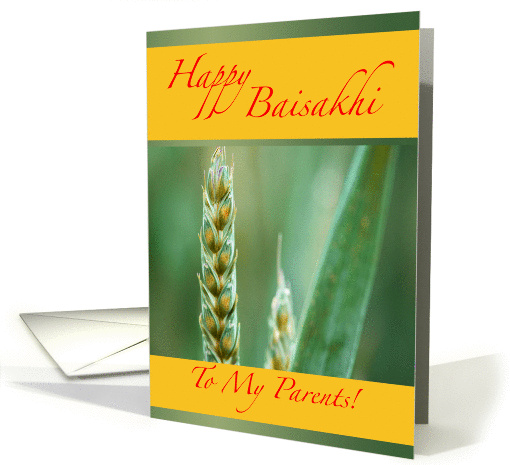 Baisakhi Greetings to My Parents, Winter Wheat Rabi Crop... (642461)