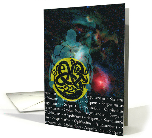 Birthday for Ophiuchus the Serpent Bearer with Sign and... (766848)