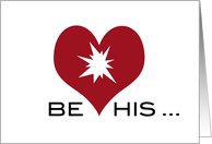 Divorce Break Up Announcement, Be His card