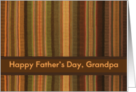 Grandpa Father’s Day with Raanu Weaving in Earth Tones card