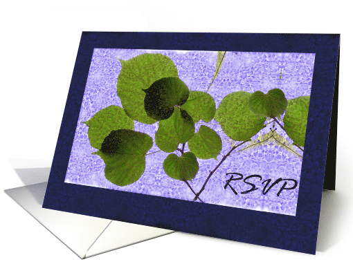 Any Occasion, General RSVP, Leaves and Textures card (828027)