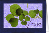 Any Occasion, General RSVP, Leaves and Textures card