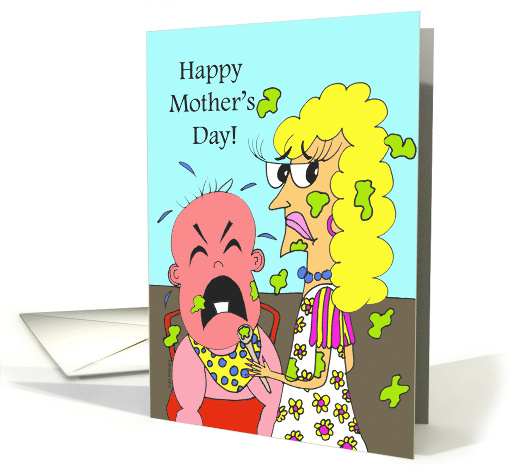 Funny Mother's Day, For Mom from the Baby card (831131)