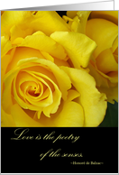 50th Wedding Anniversary, Yellow Roses card