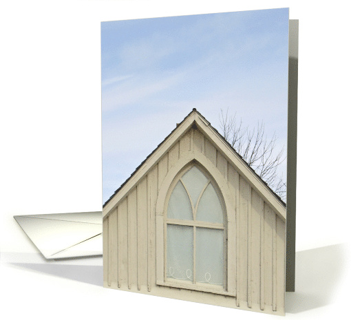 American Gothic Window, Architecture Note card (887627)