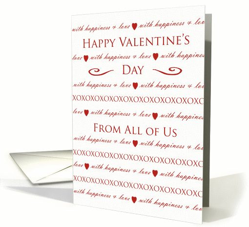 Valentine's Day from All of Us card (896914)