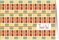 Thank You for Art Teacher, Contemporary Geometric Design card