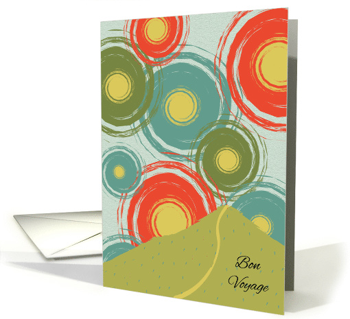 Bon Voyage, Mountain, Path, and Stars card (913982)