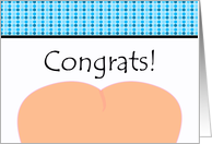 Congratulations on Cosmetic Surgery, Butt Lift card