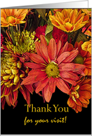 Thank You for Visiting Me in the Hospital, Flower Arrangement card