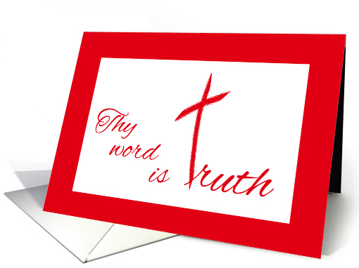 Congratulations on New Ministry with Thy Word is Truth card (943406)