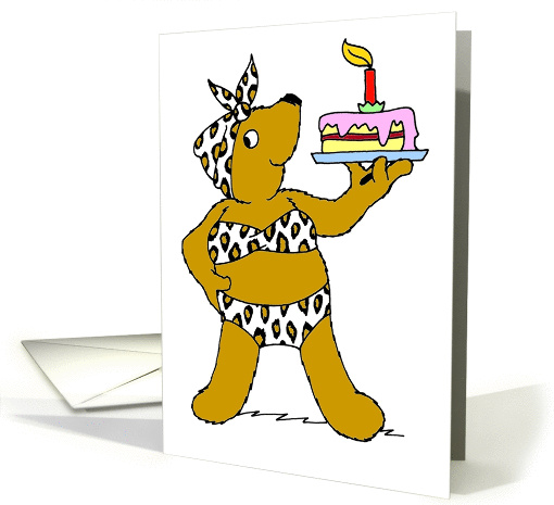 Beryl the Bear - Cake card (238819)