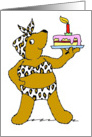 Beryl the Bear - Cake card