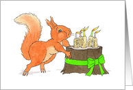 Squirrel candles