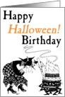 Happy Halloween Birthday card