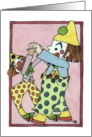 Child and clown card