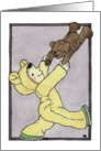 Child and bear card