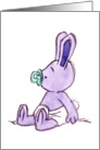 Bunny with a Dummy (two) card