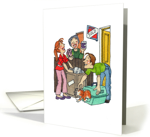 Moving home card (251526)