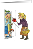 Grandmother visit card