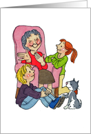 Grandmother stories card