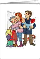 Grandmother and Family card