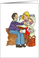 New baby card