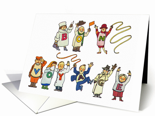 Bon Voyage card (252516)